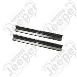 Door Entry Guard Kit, Stainless Steel; 07-18 Jeep Wrangler JK