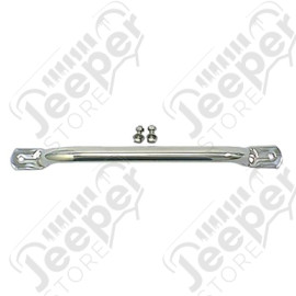 Grab Bar, Interior, Passenger, Stainless Steel; 55-86 Jeep CJ