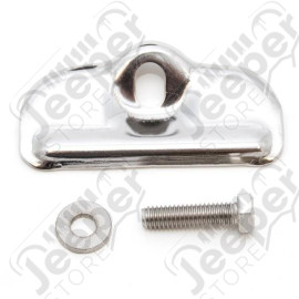 Battery Tray Clamp, Stainless Steel; 76-86 Jeep CJ