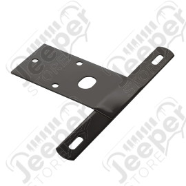 License Plate Bracket, Black; 76-86 Jeep CJ