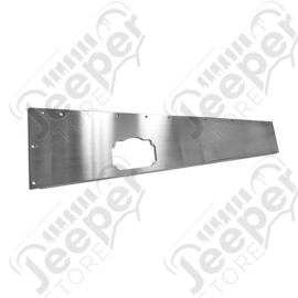 Dash Panel, Stainless Steel; 76-86 Jeep CJ