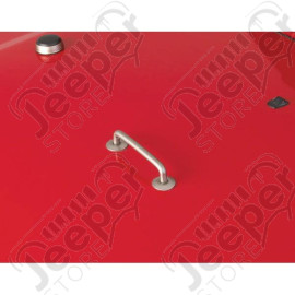 Windshield Tie Down Kit, Satin Stainless Steel; 98-06 Jeep Wrangler TJ