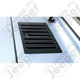 Cowl Vent Cover, Black; 98-06 Jeep Wrangler TJ