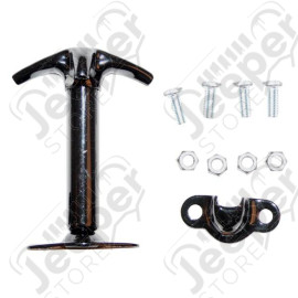 Hood Catch, Black; 87-95 Jeep Wrangler YJ
