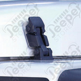 Hood Catch and Bracket Set; 97-06 Jeep Wrangler TJ