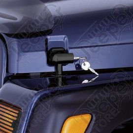 Hood Catch Kit, Locking; 97-06 Jeep Wrangler TJ