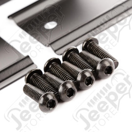 Tailgate Hinge Kit, Black; 97-06 Jeep Wrangler TJ