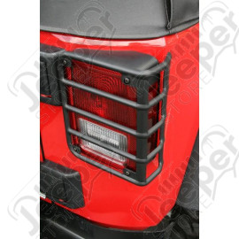 Euro Guard Kit, Tail Light, Black; 07-18 Jeep Wrangler JK
