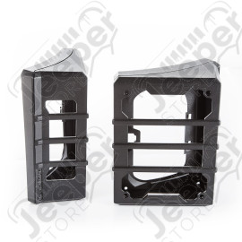 Elite Guard Kit, Tail Light, Black; 07-18 Jeep Wrangler JK