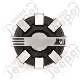 Elite Aluminum Fuel Cap,Brushed; 01-20 Wrangler JK/JL, 2020 Gladiator JT