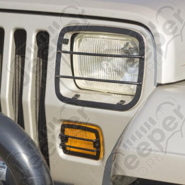 Euro Guard Kit, Headlight and Turn Signal; 87-95 Jeep Wrangler YJ