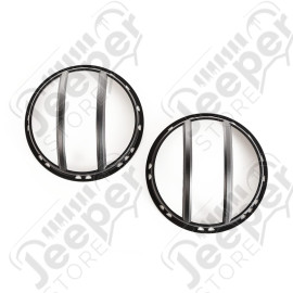 Elite Euro Guard Kit, Pivotal, Headlight, Black; 07-18 Wrangler JK/JKU