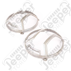 Elite Euro Guard Kit, Headlight, Raw; 07-18 Jeep Wrangler JK/JKU
