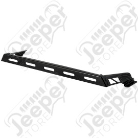 Light Bar, Hood Mounted, Black; 07-18 Jeep Wrangler JK