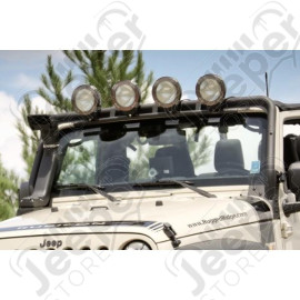 Light Bar Lowering Kit, for Rugged Ridge 11232.21; 07-18 Wrangler JK