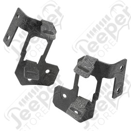Light Mount, A Pillar, Textured Black; 07-18 Jeep Wrangler JK