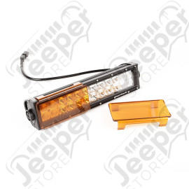 Light Bar Kit, Windshield Mounted, Amber; 07-18 Jeep Wrangler JK/JKU