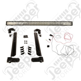 Elite Fast Track Light Bar Kit, 50 Inch; 07-18 Jeep Wrangler JK