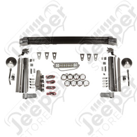Elite Fast Track Kit, 1 Bar/8 Rounds/Mirrors; 07-18 Jeep Wrangler JK