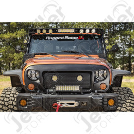 Elite Fast Track Kit, 1 Bar/8 Rounds/Mirrors; 07-18 Jeep Wrangler JK
