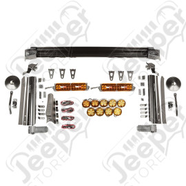 Elite Fast Track Kit, 2 Bars/9 Round; 07-18 Jeep Wrangler JK
