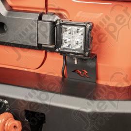 LED Cube Mount, Rear, Pair; 18-20 Jeep Wrangler JL