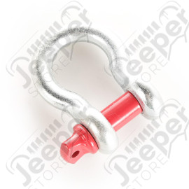 D-Ring Shackle, 3/4 inch, 9500 Lb, Galvanized