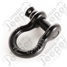D-Ring Shackle, 3/4 inch, 9500 Lb, Black