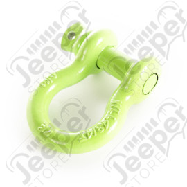 D-Ring Shackle, 3/4 inch, 9500 Lb, Green