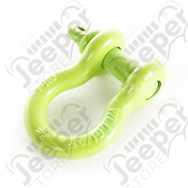 D-Ring Shackle, 7/8 inch, 13500 Lb, Green