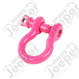 D-Ring Shackle, 3/4 inch, 9500 Lb, Pink