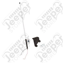 Lighted Whip, RGB, 39 Inches (1Meter), W/Bracket, 07-18 JK