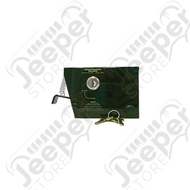 Hood Lock Kit; 72-86 Jeep CJ