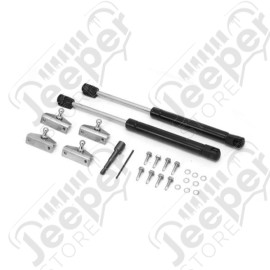 Hood Lift Support Kit; 84-01 Jeep Cherokee XJ