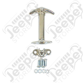 Hood Catch, Chrome; 41-95 Jeep CJ/Wrangler YJ