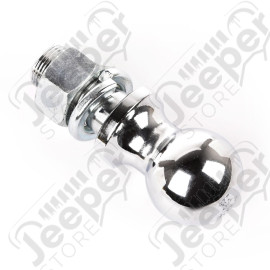Trailer Hitch Ball, 1-7/8 Inch Ball, 1 Inch Diameter Shank, Chrome