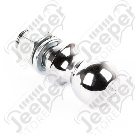 Trailer Hitch Ball, 1-7/8 Inch Ball, 1 Inch Diameter Shank, Chrome