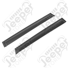 Window Visor Kit, Rear, Matte Black; 11-13 Jeep Grand Cherokee