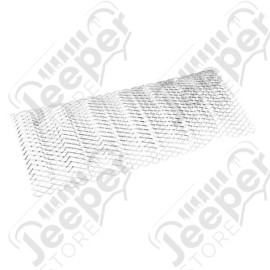 Grille Insert, Chrome; 07-18 Jeep Wrangler JK