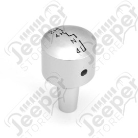 Transfer Case Shift Knob, Billet Aluminum; 07-18 Jeep Wrangler JK
