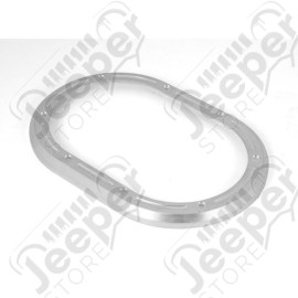 Transmission Shifter Trim, Brushed Billet Aluminum, Manual; 07-10 JK