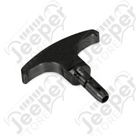 Engine Oil Dipstick Handle, Black; 97-11 Jeep Wrangler TJ/JK