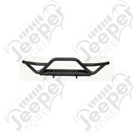 RRC Bumper, Front with Grille Guard, Black; 87-06 Jeep Wrangler YJ/TJ