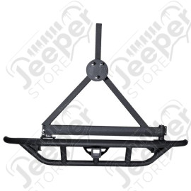 RRC Bumper Spare Tire Carrier, Rear, 2 Inch Hitch; 87-06 Wrangler