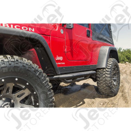RRC Side Armor Guard Kit; 87-06 Jeep Wrangler YJ/TJ