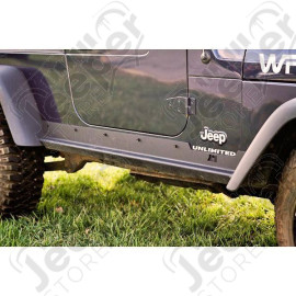 Rocker Panel Guard Kit, Heavy Duty; 97-06 Jeep Wrangler TJ