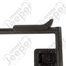 Tube Doors, Front, Textured with Arm Rest; 07-18 JK