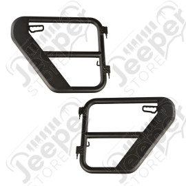 Fortis Rear Tube Doors; 18-20 Jeep JL / 2020 JT