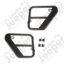 Fortis Tube Doors, Rear; 07-18 JK 4-Dr