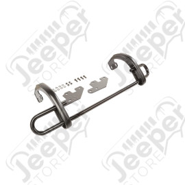 Bumper Guard, Rear, Black, Double Tube; 11-18 Grand Cherokee WK
